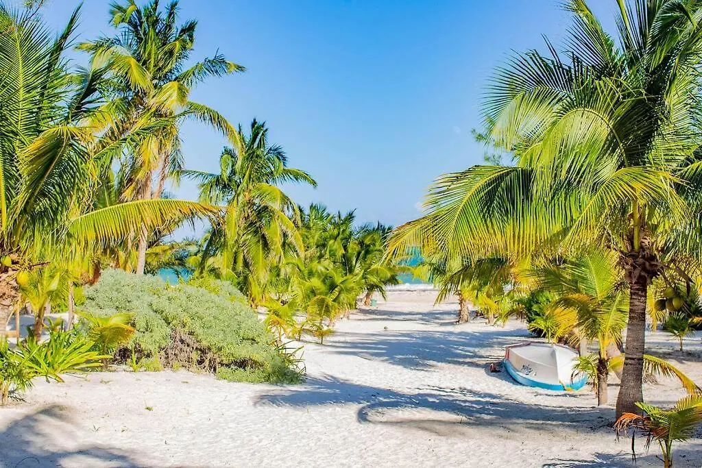 度假居 图卢姆Rancho Pepo - Sian Ka'An Biosphere Beach House别墅 墨西哥